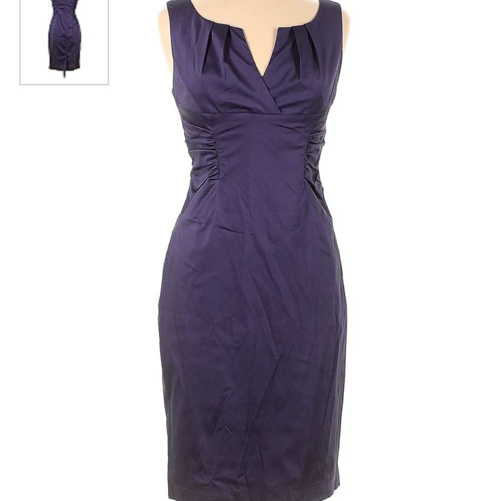 Adrianna Papell Side Ruched Sheath Dress 8P